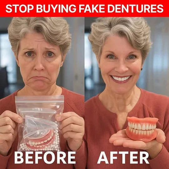 🔥🔥🔥Ends Today: 70% OFF!🦷OPAARI™ Custom-Fit Full Functional Dentures Make you more confident