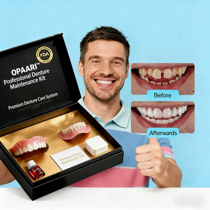 🔥🔥🔥Ends Today: 70% OFF!🦷OPAARI™ Custom-Fit Full Functional Dentures Make you more confident