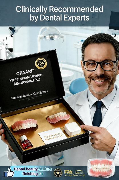 🔥🔥🔥Ends Today: 70% OFF!🦷OPAARI™ Custom-Fit Full Functional Dentures Make you more confident